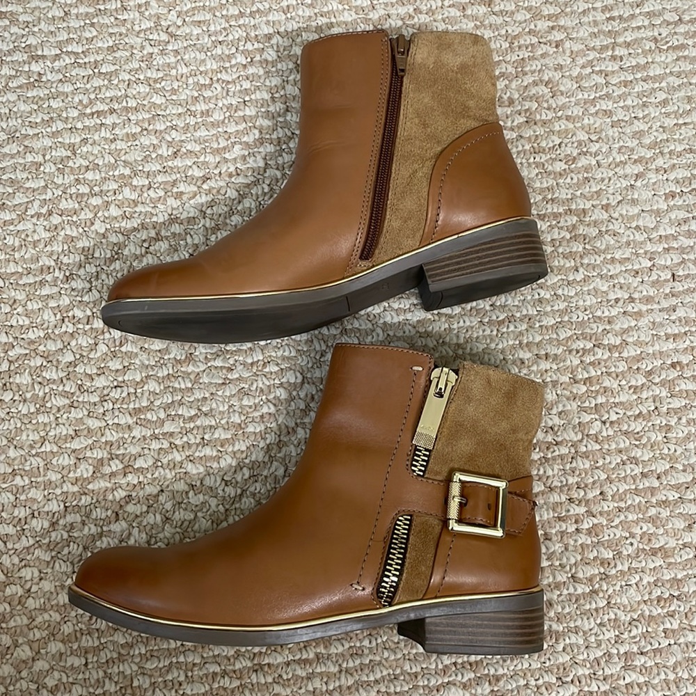 Aldo Alyva Caramel Brown Ankle Boots